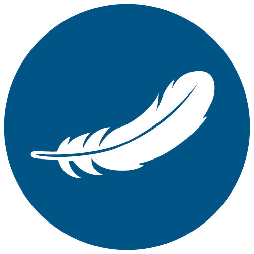 a feather that represents Hypoallergenic