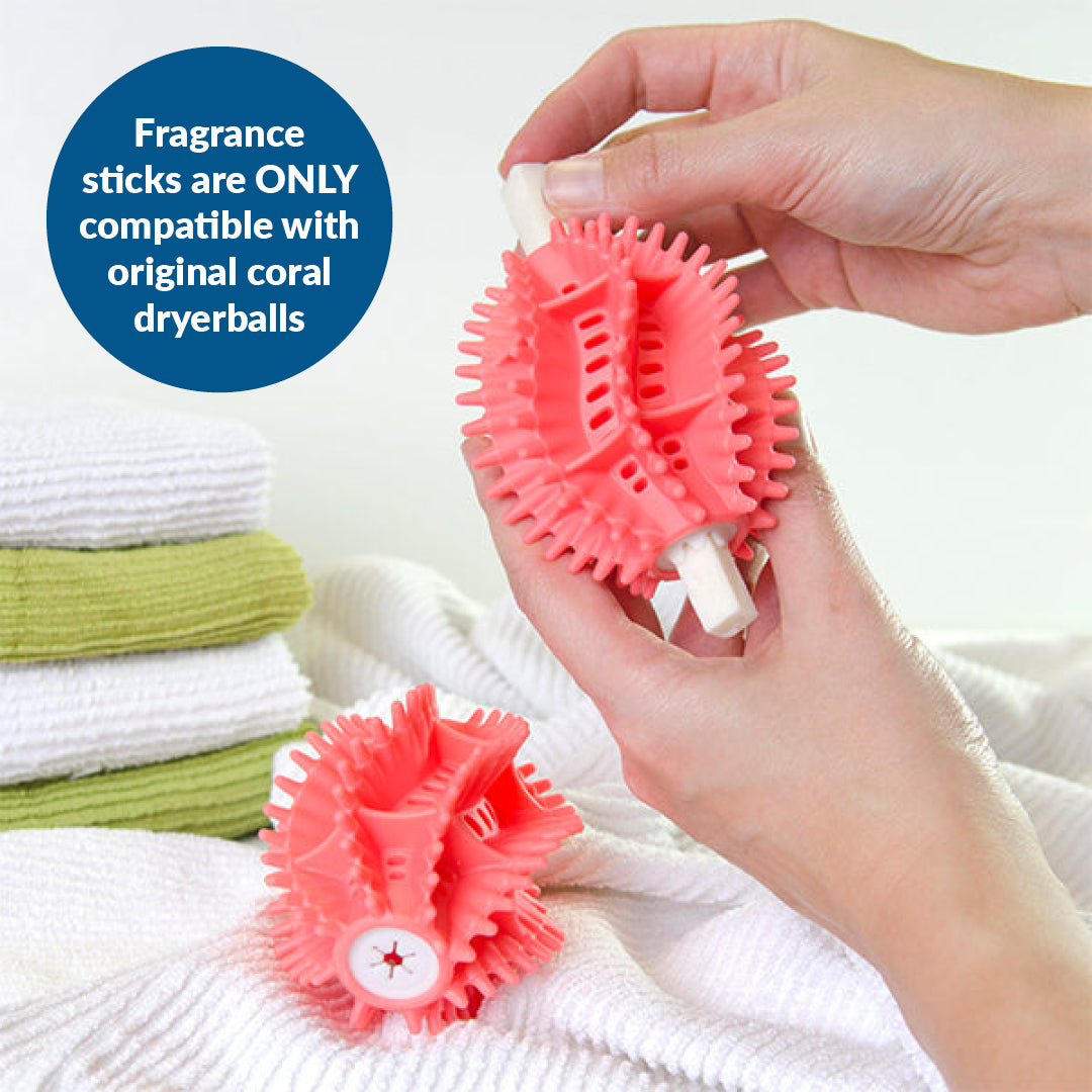 Fragrance Sticks are only compatible with original coral dryer balls