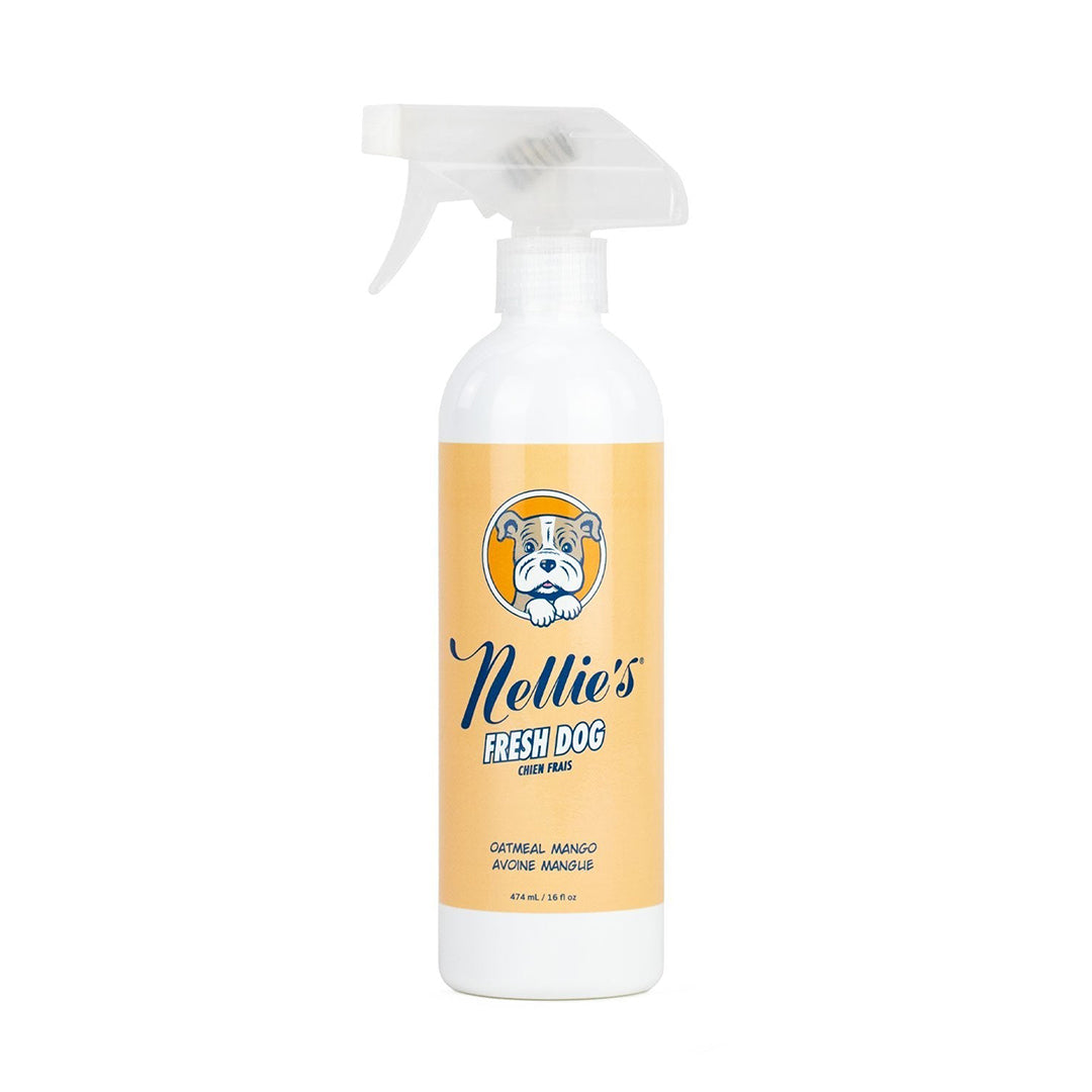 Nellie's Fresh Dog Spray Shampoo - Oatmeal Mango - 474 ml /16 fl oz